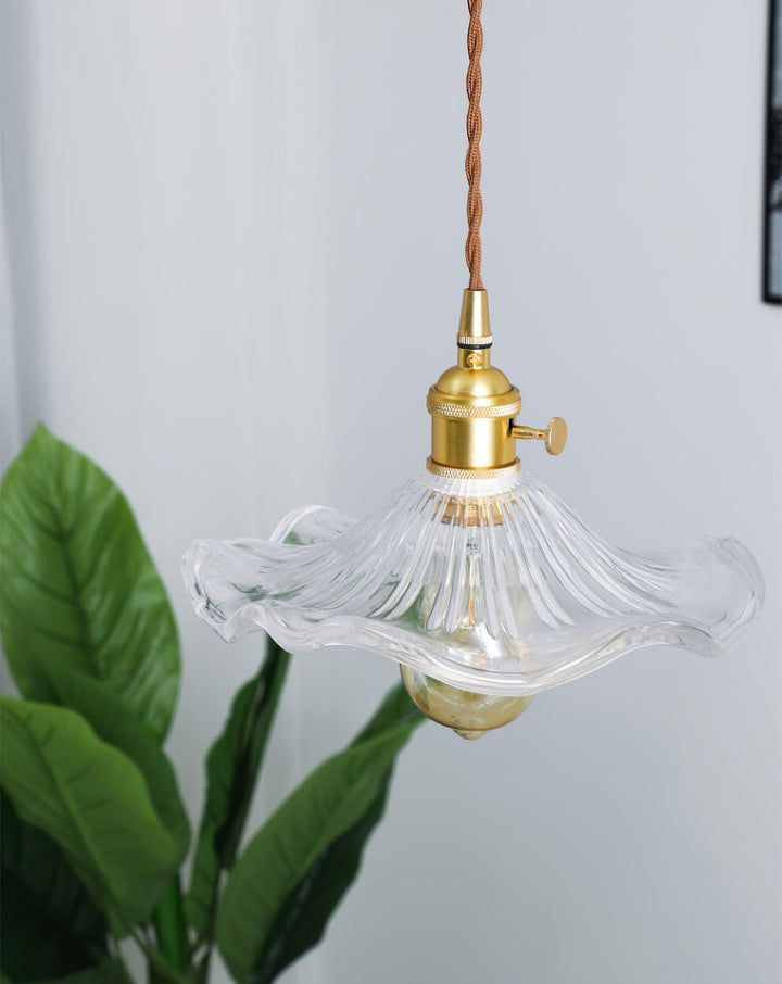 Glass Hibiscus Flower Swag Light - Vakkerlight