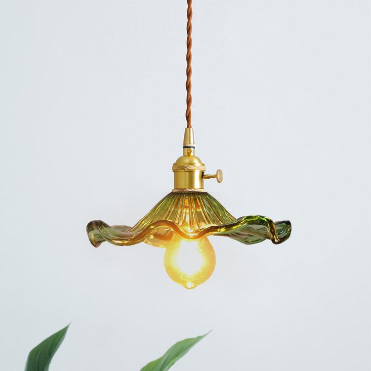 Glass Hibiscus Flower Swag Light - Vakkerlight