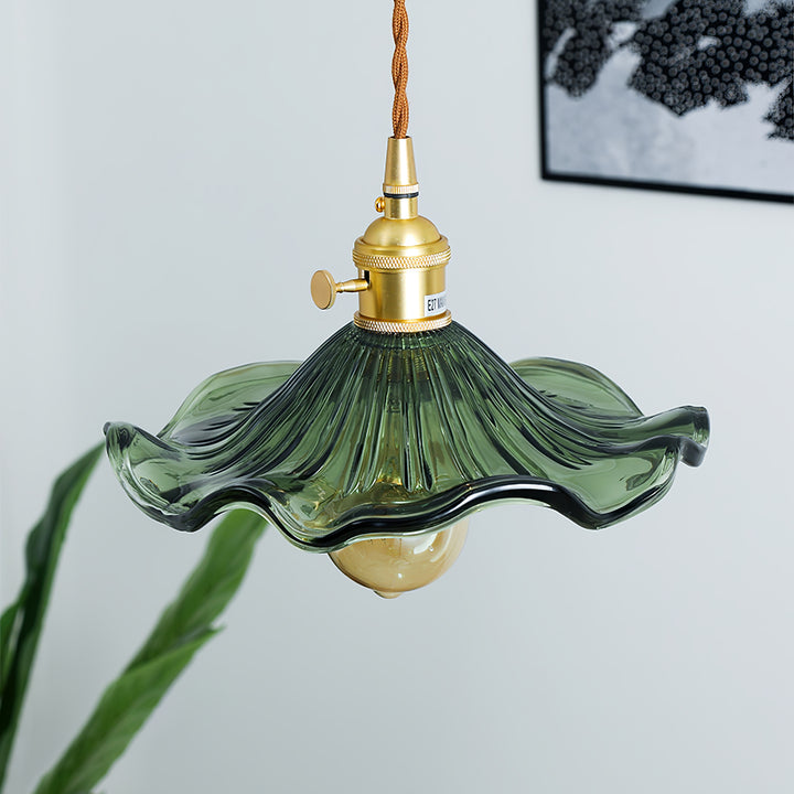 Glass Hibiscus Flower Swag Light - Vakkerlight