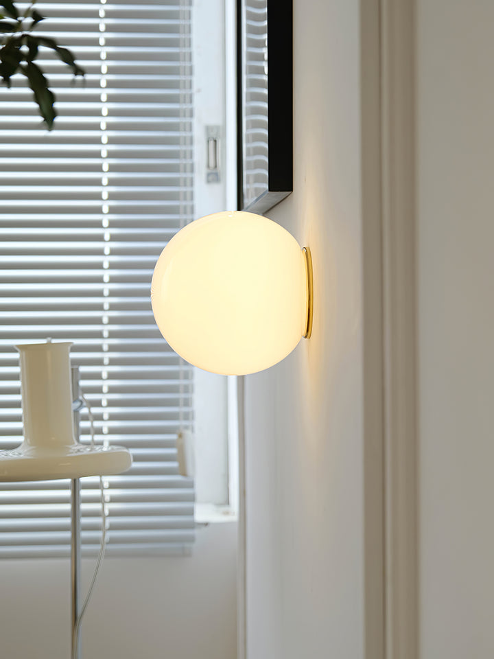 Glas Mini Orb Wandlampe