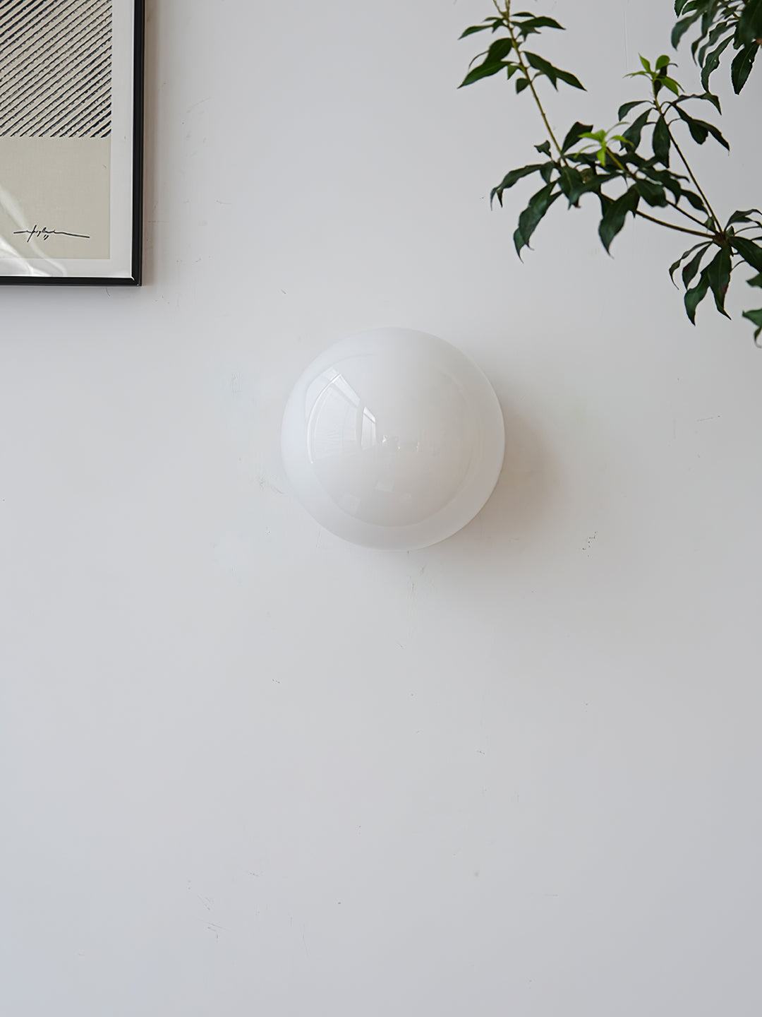 Glass Mini Orb Wall Lamp