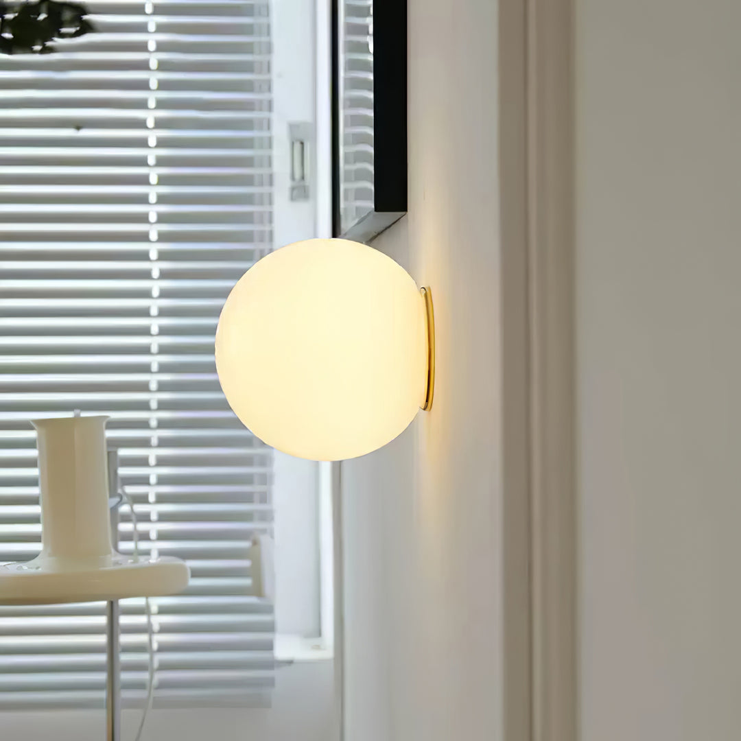 Glas Mini Orb Wandlampe