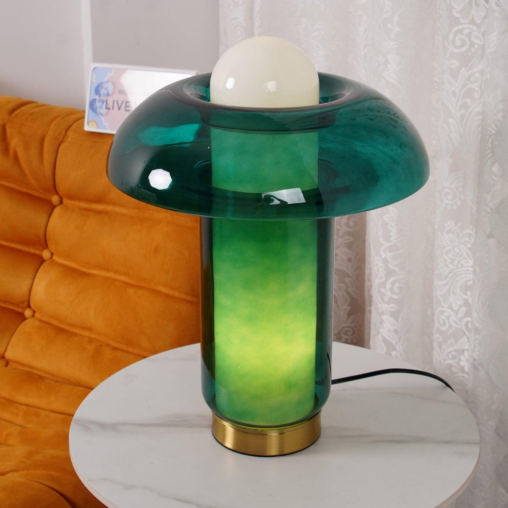 Glass Mushroom Table Lamp - Vakkerlight