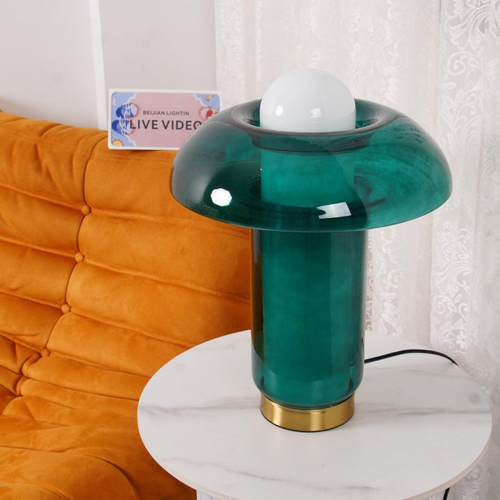 Glass Mushroom Table Lamp - Vakkerlight