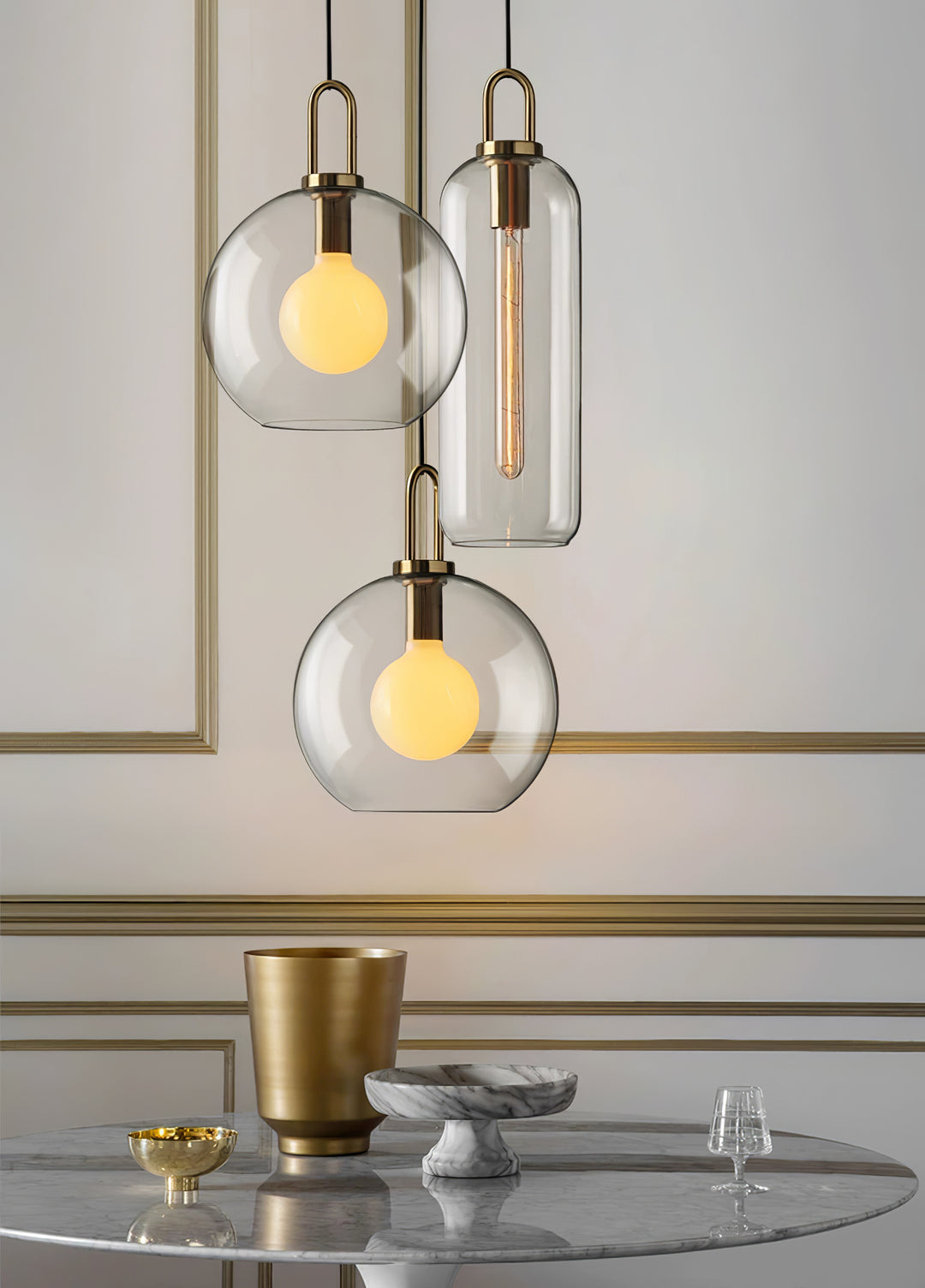 Pendulum Glass Pendant Lamp - Vakkerlight