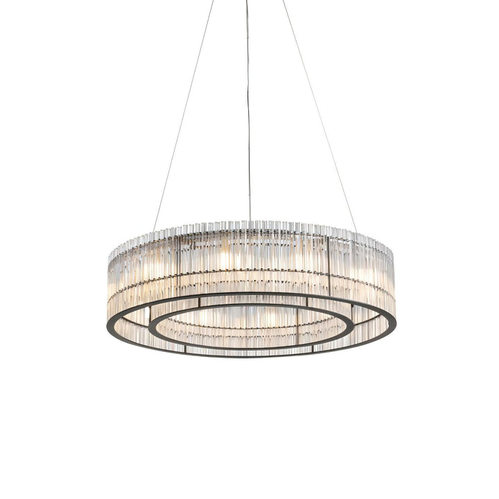 Glass Tube Ring Chandelier - Vakkerlight