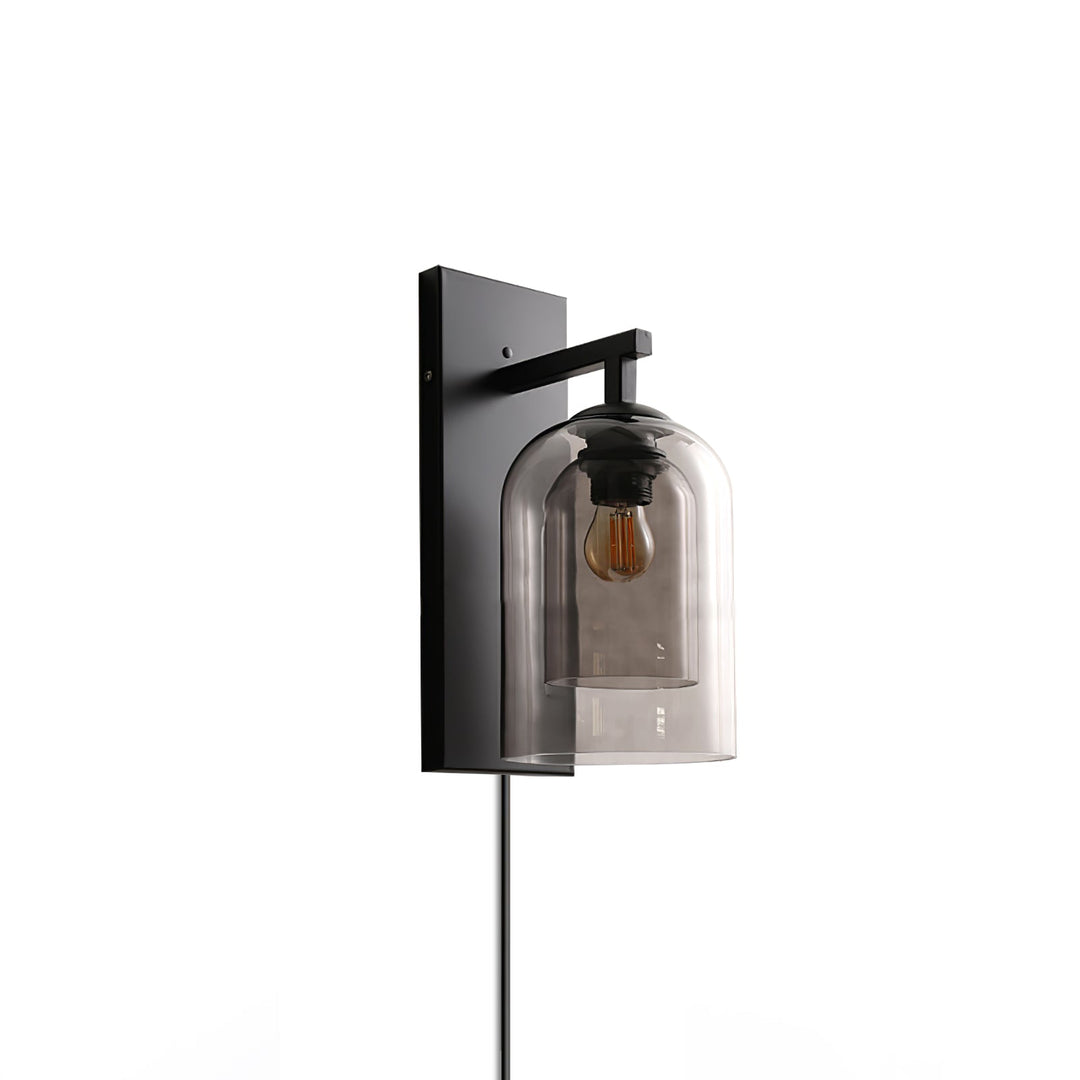 Glass Tubular Plug - in Wall Lamp - Vakkerlight