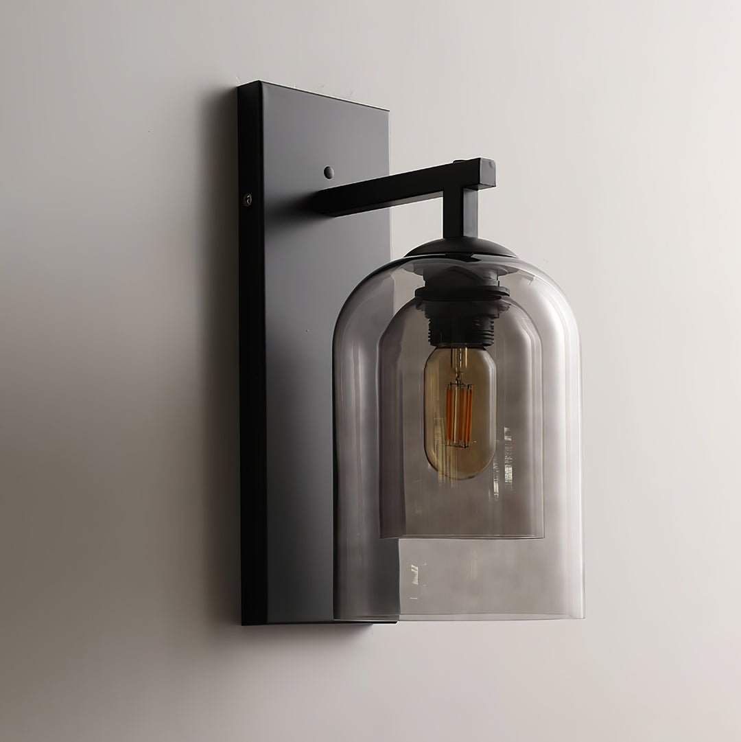 Glass Tubular Wall Lamp