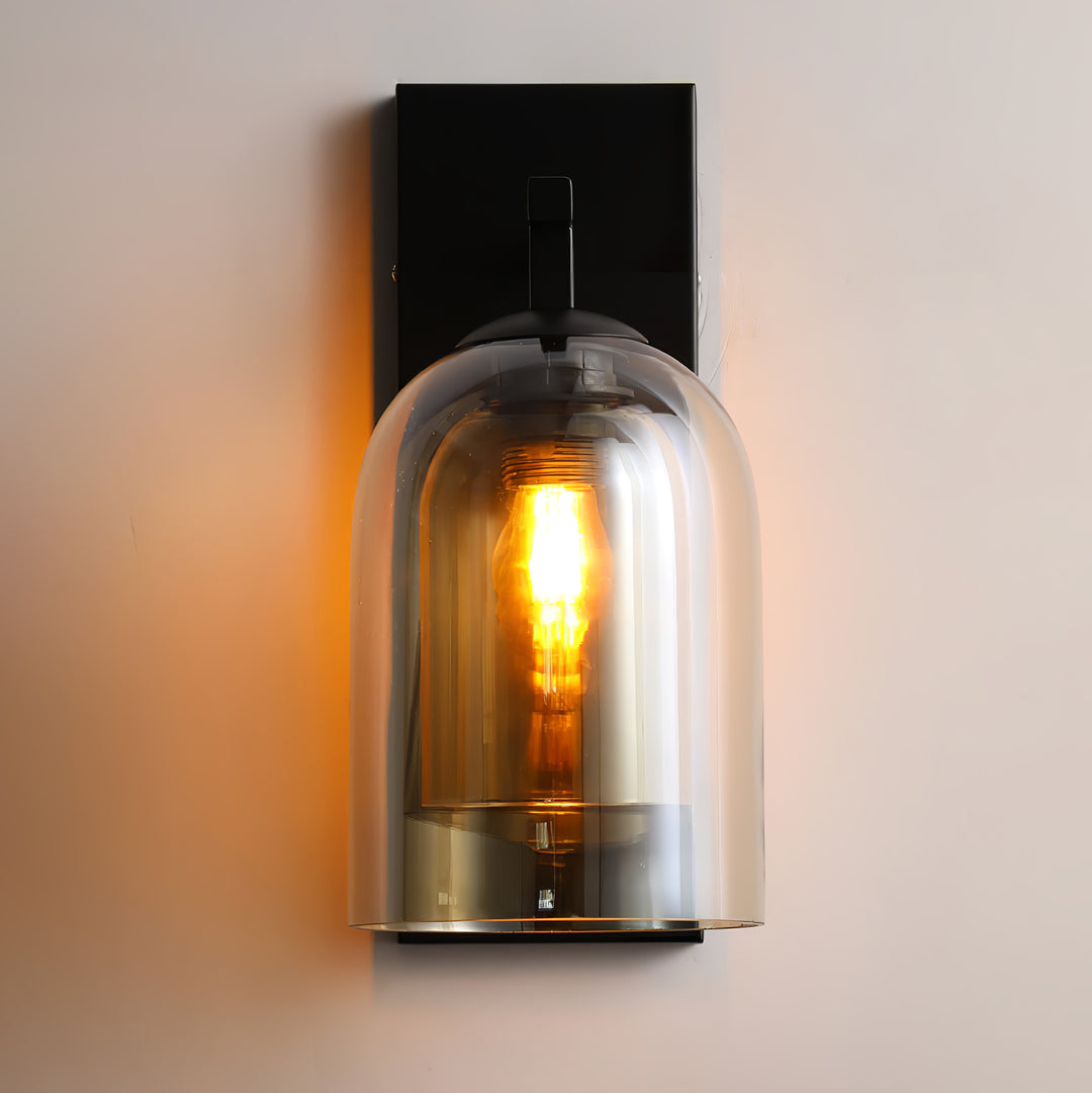 Glass Tubular Wall Lamp