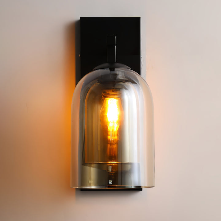 Glass Tubular Wall Lamp