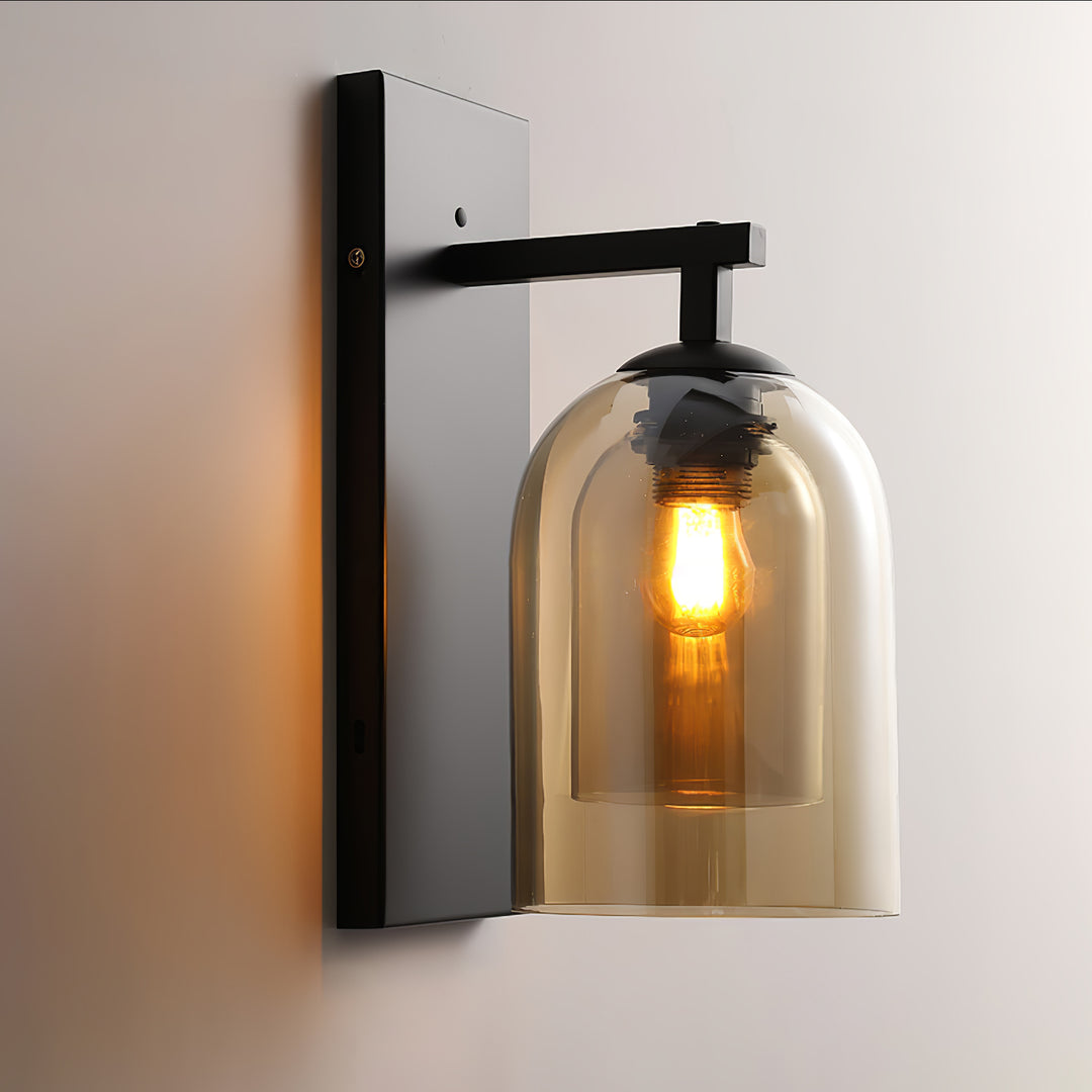 Glass Tubular Wall Lamp