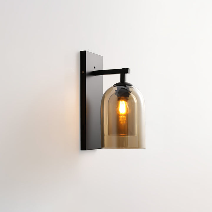 Glass Tubular Wall Lamp