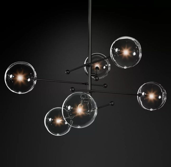 Glass Globe Mobile Chandelier - Vakkerlight