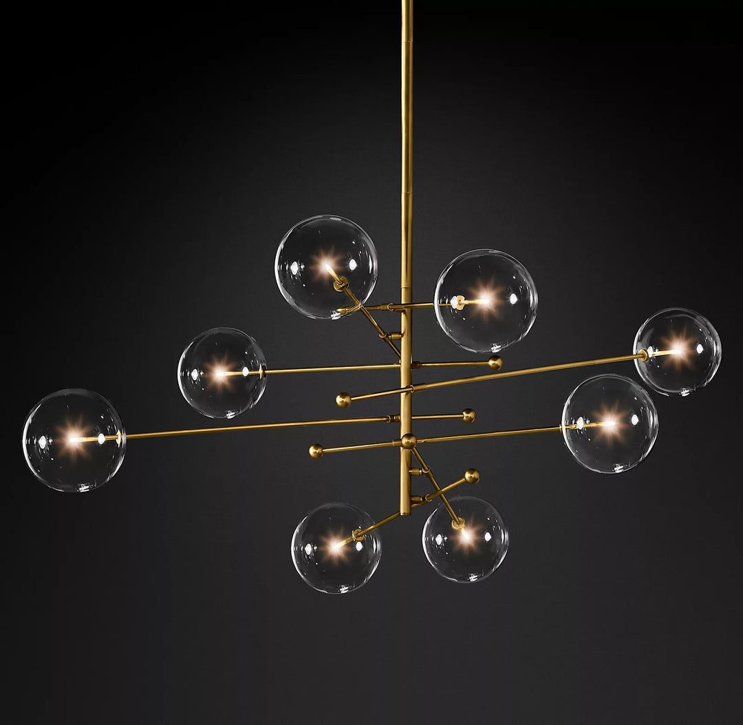 Glass Globe Mobile Chandelier - Vakkerlight