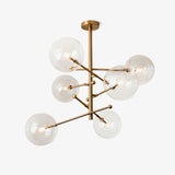 Lustre Chandelier Globe de Verre