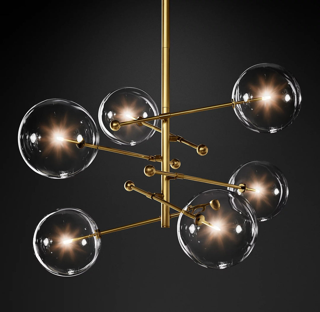 Glass Globe Mobile Chandelier - Vakkerlight