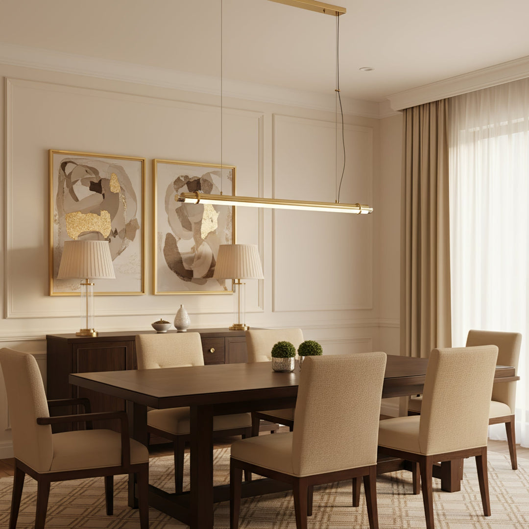 Gleam Bar Linear Pendant Lamp - Vakkerlight