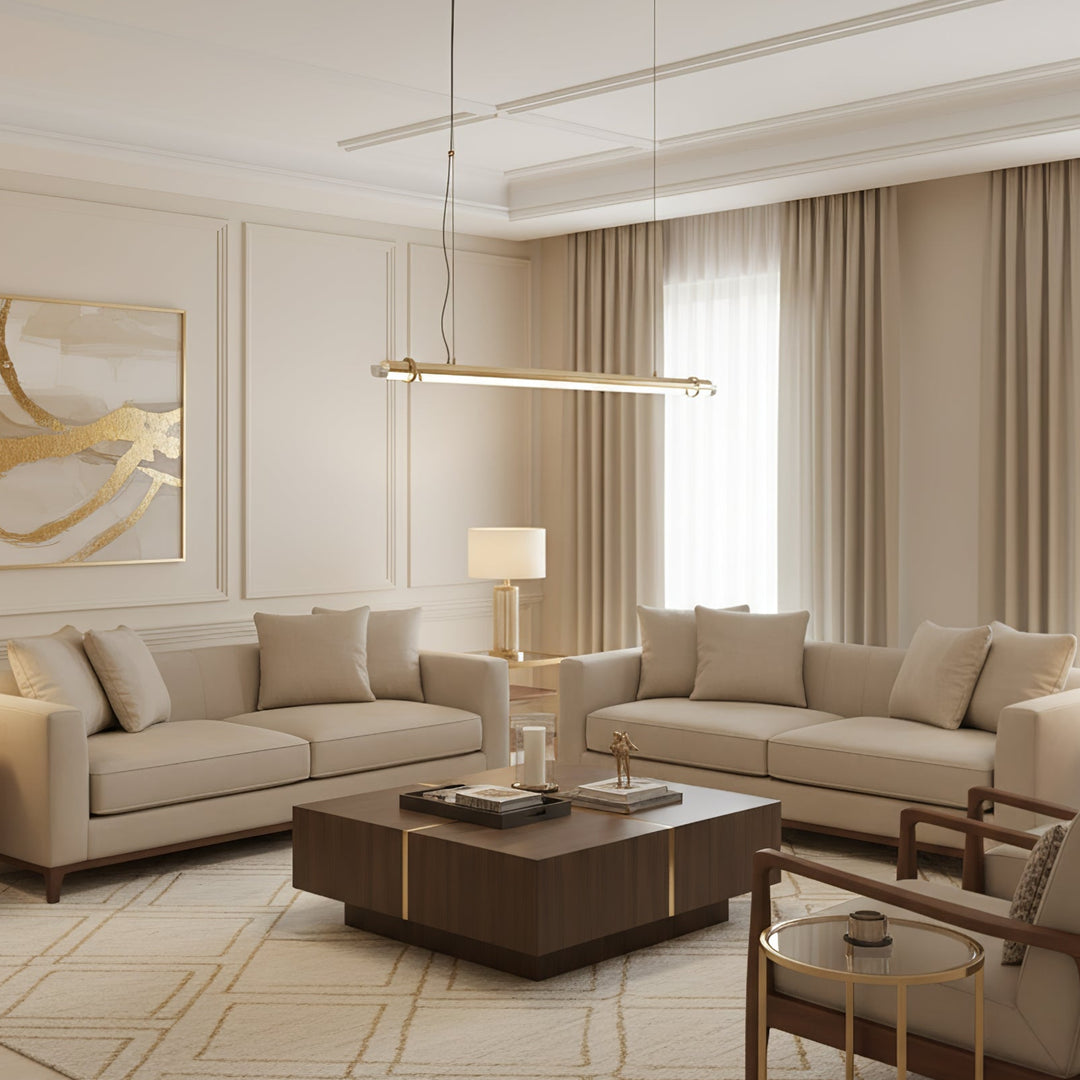 Gleam Bar Linear Pendant Lamp - Vakkerlight