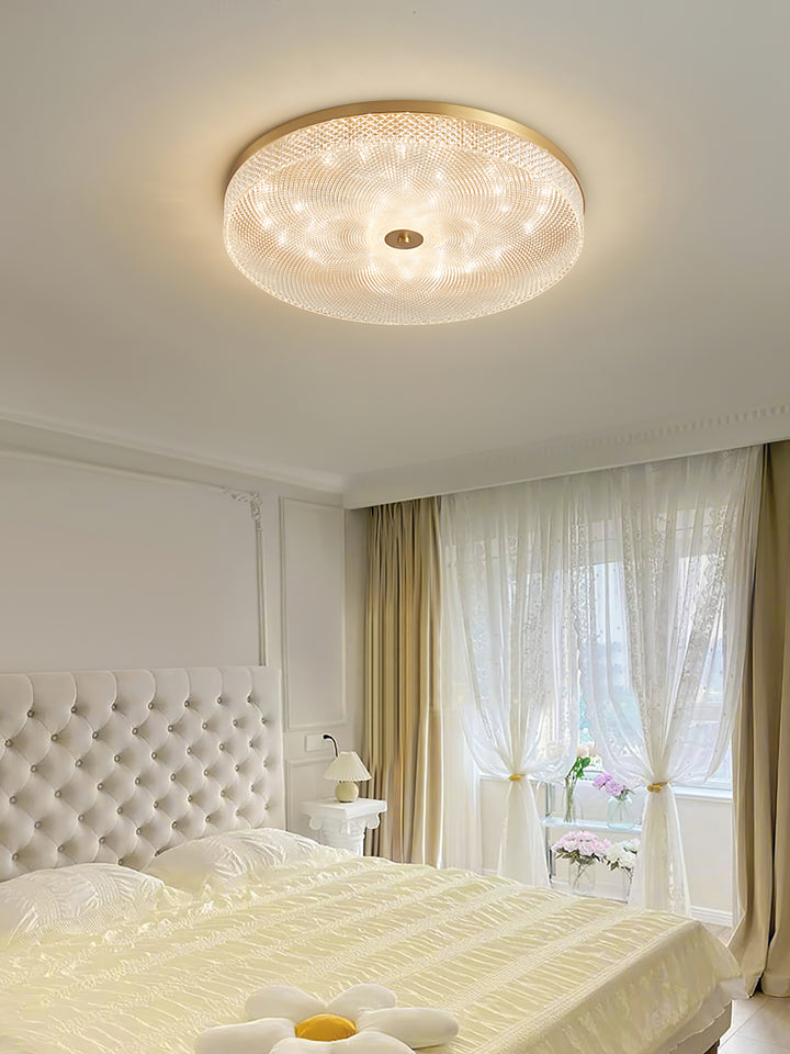 Glimmering Striped Ceiling Light