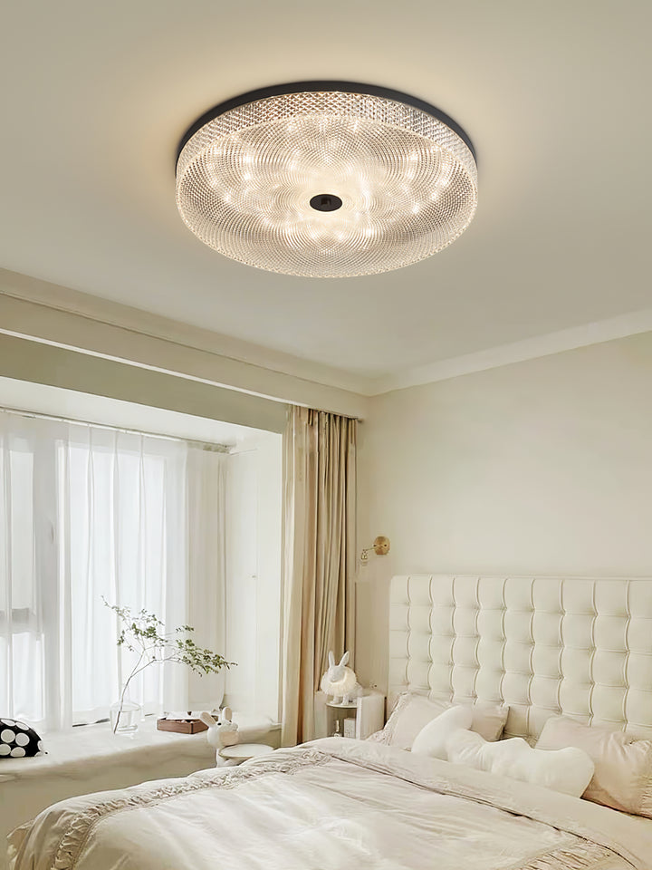 Glimmering Striped Ceiling Light