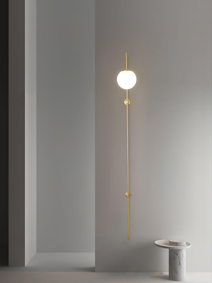 Globe Brass Wall Sconce - Vakkerlight