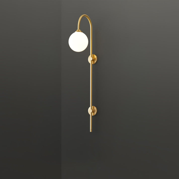 Globe Brass Wall Sconce - Vakkerlight