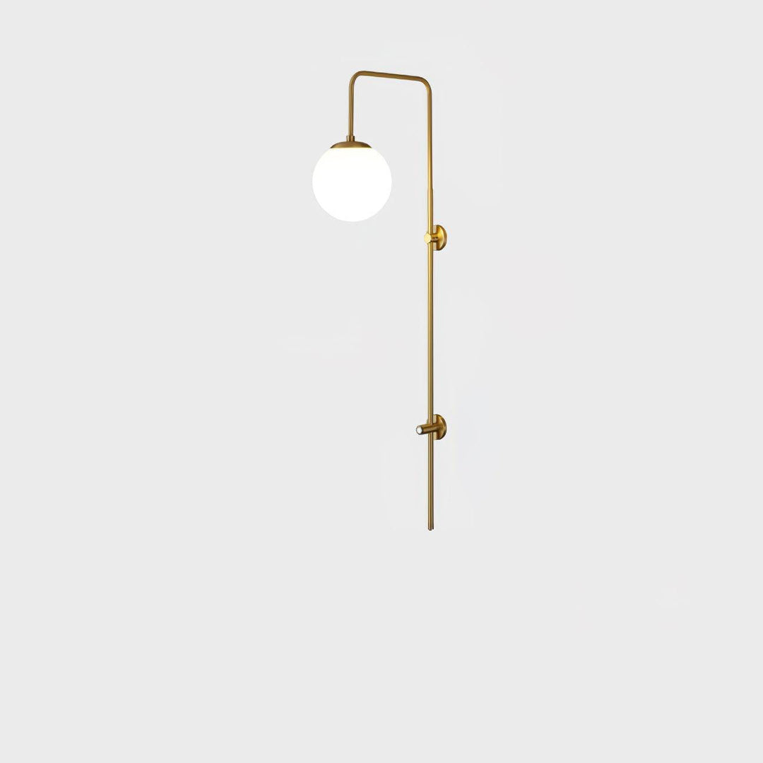 Globe Brass Wall Sconce - Vakkerlight