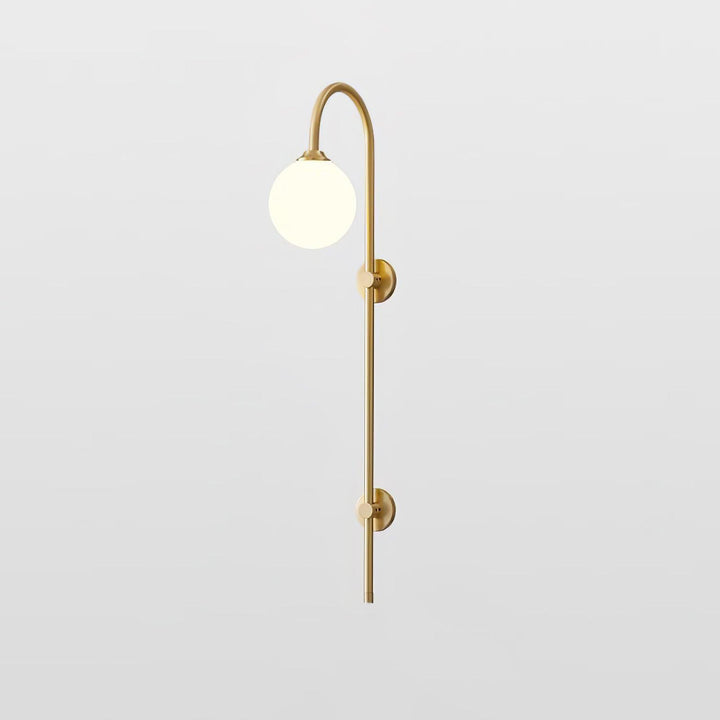 Globe Brass Wall Sconce - Vakkerlight