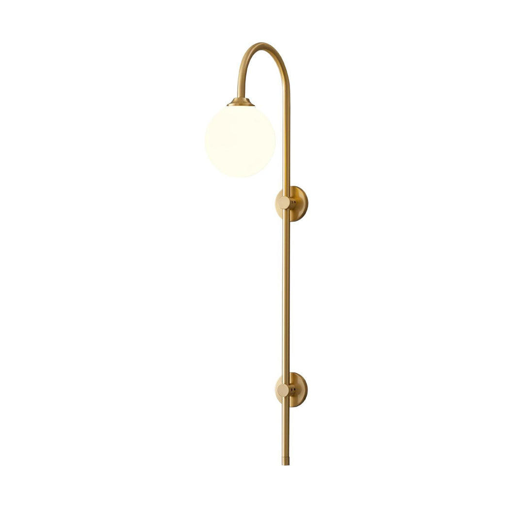 Globe Brass Wall Sconce