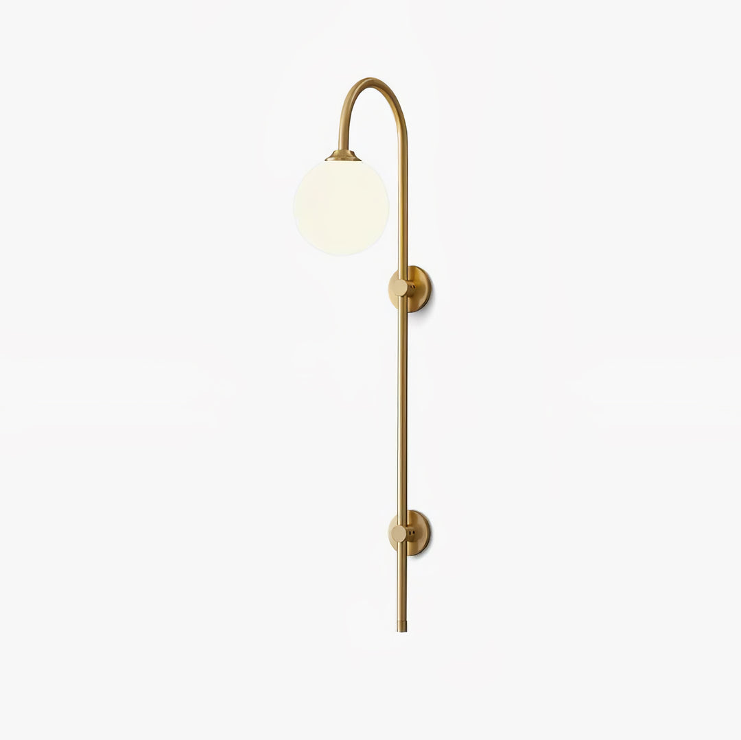 Globe Brass Wall Sconce - Vakkerlight