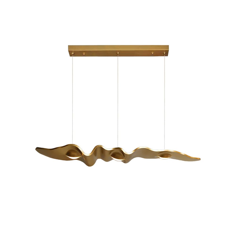 Gold Ribbon Chandelier - Vakkerlight