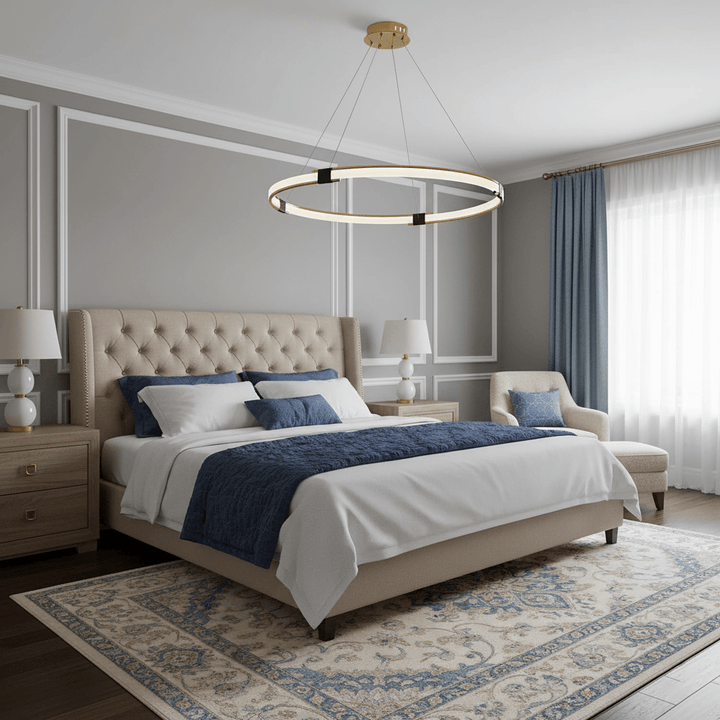 Gold Ring Chandelier - Vakkerlight