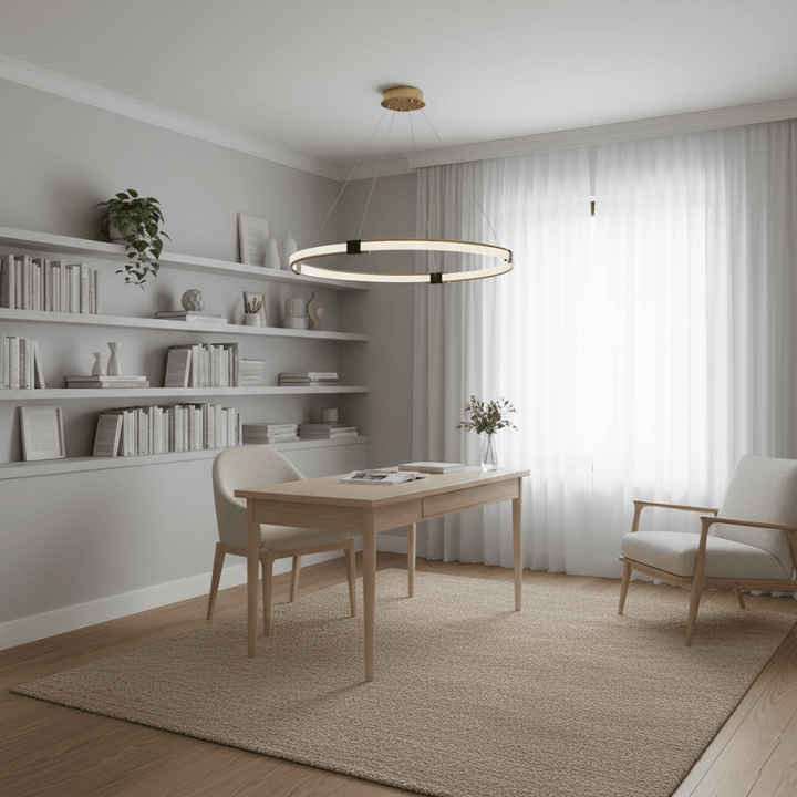 Gold Ring Chandelier - Vakkerlight