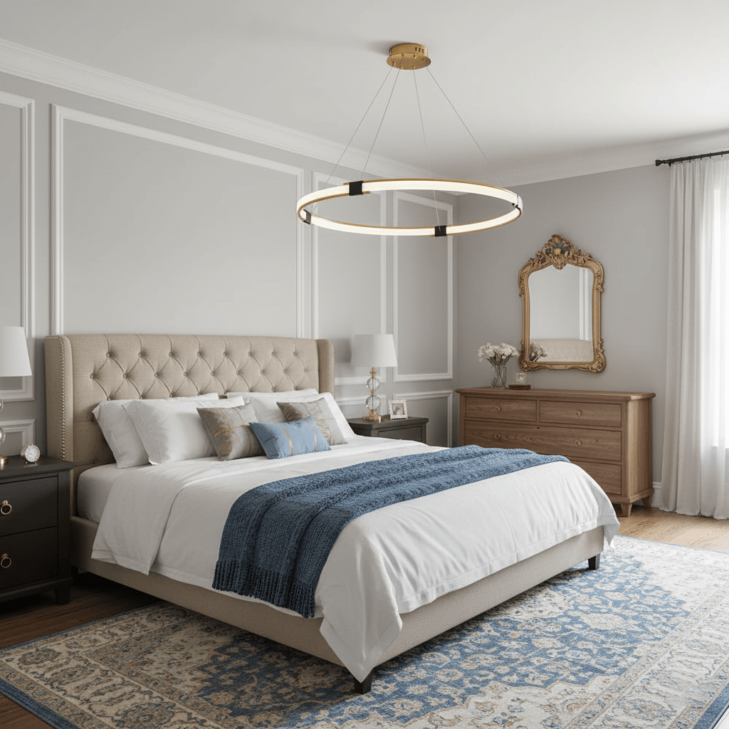 Gold Ring Chandelier - Vakkerlight