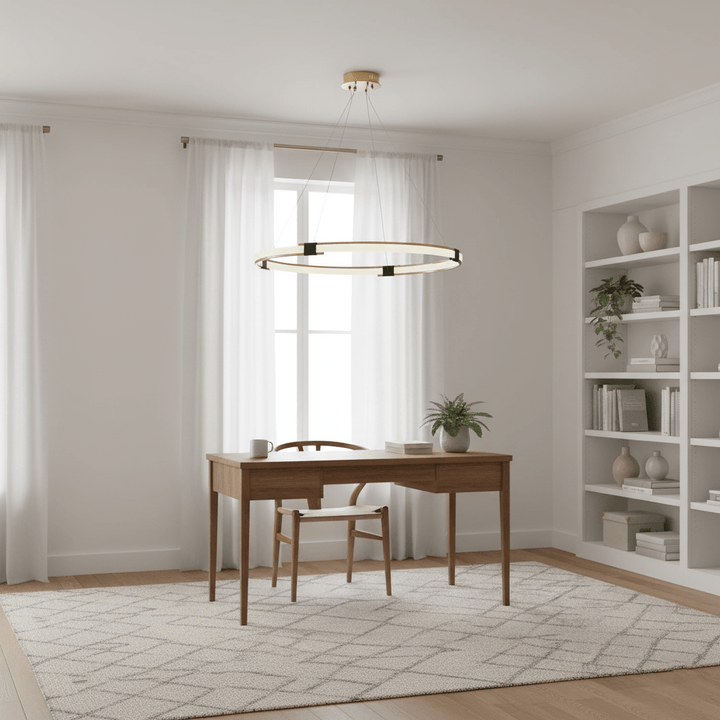 Gold Ring Chandelier - Vakkerlight