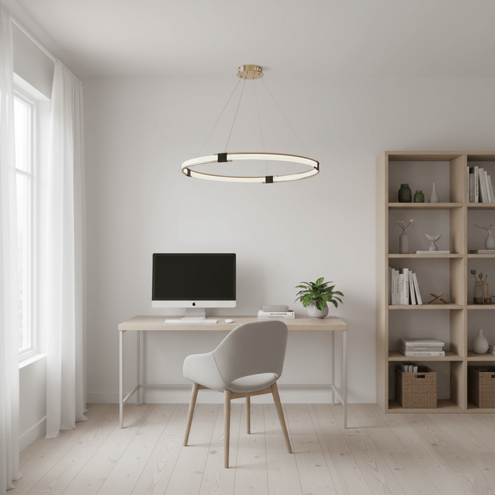 Gold Ring Chandelier - Vakkerlight