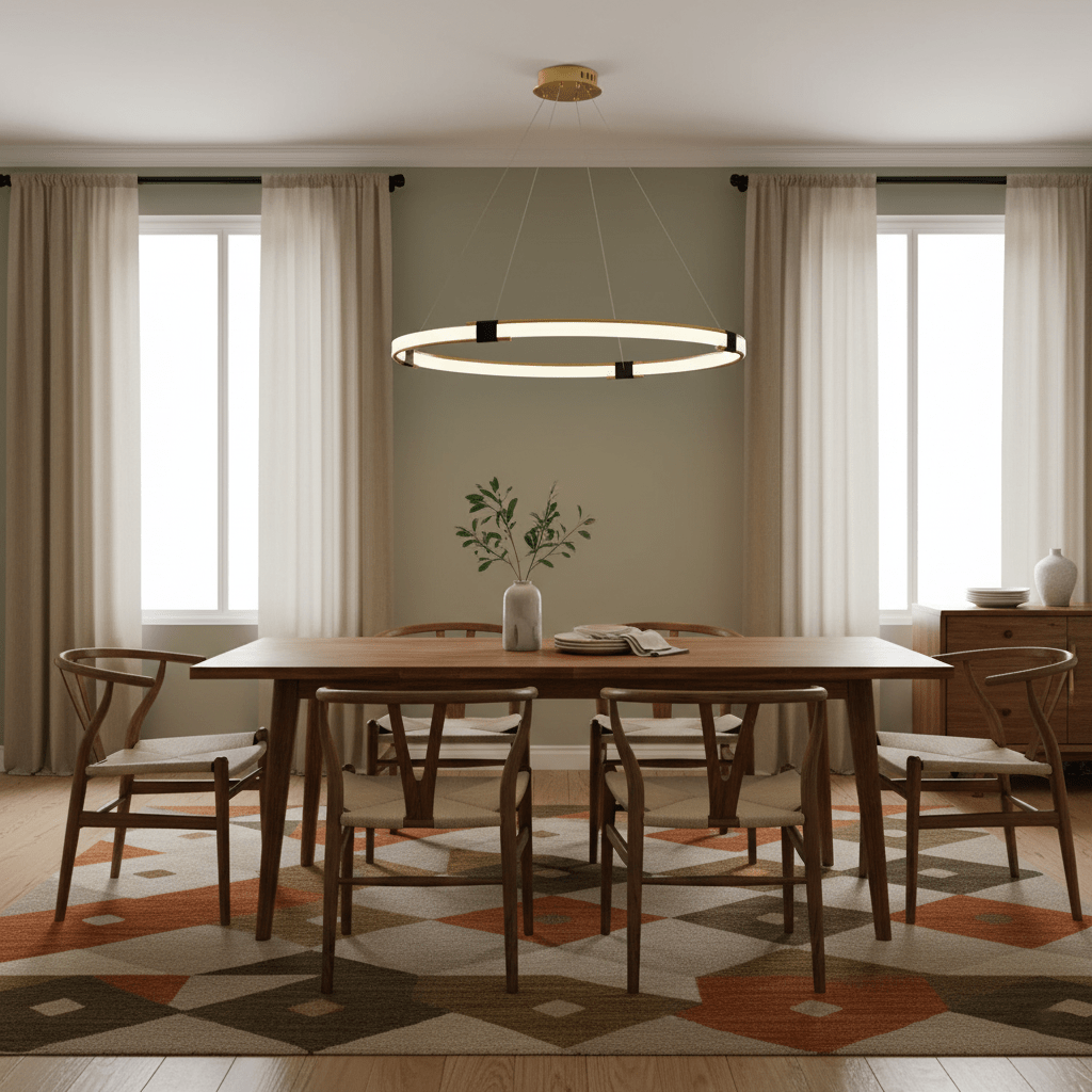 Gold Ring Chandelier - Vakkerlight