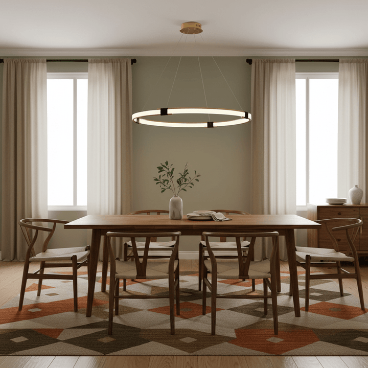 Gold Ring Chandelier - Vakkerlight