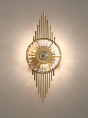 Crystal Gear Gold Wall Light - Vakkerlight