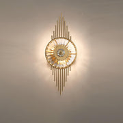 Crystal Gear Gold Wall Light - Vakkerlight