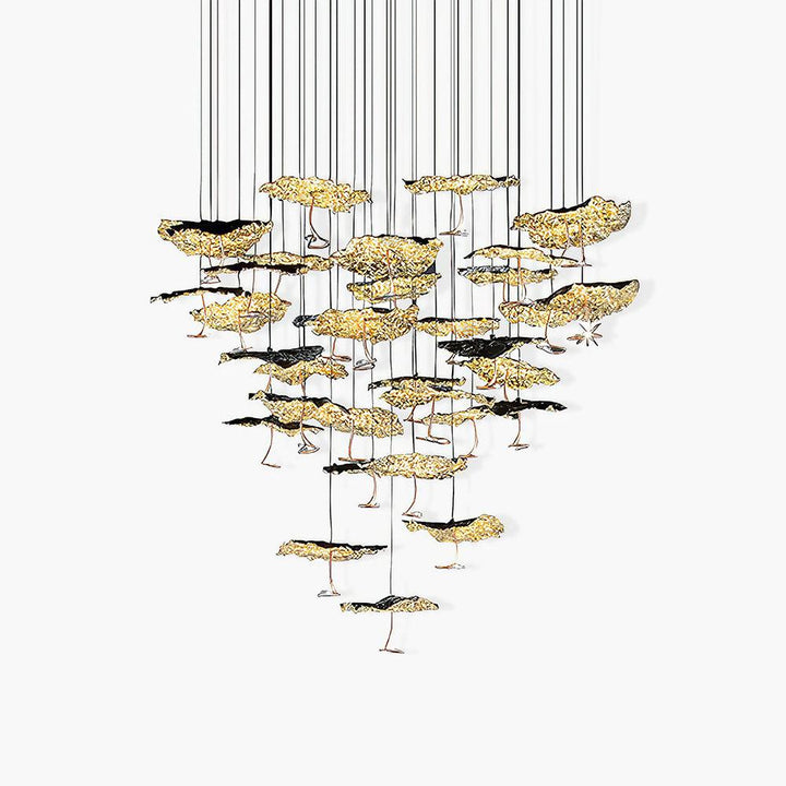 Brass Aviary Constellation Chandelier - Vakkerlight