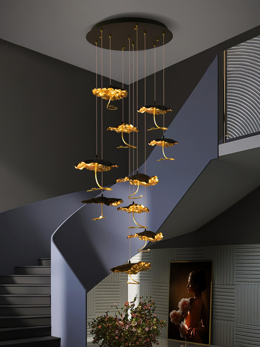 Brass Aviary Constellation Chandelier - Vakkerlight