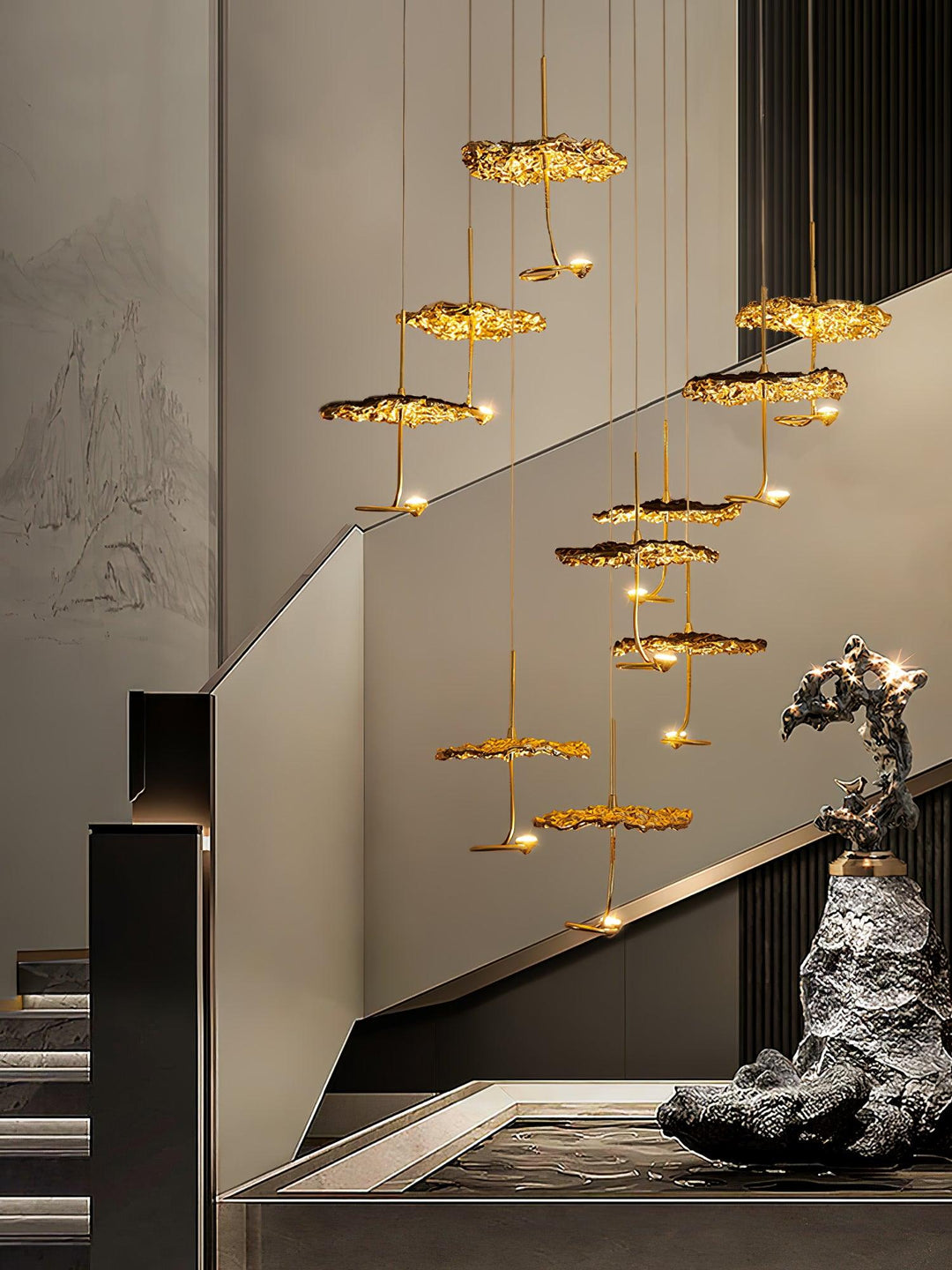 Brass Aviary Constellation Chandelier - Vakkerlight