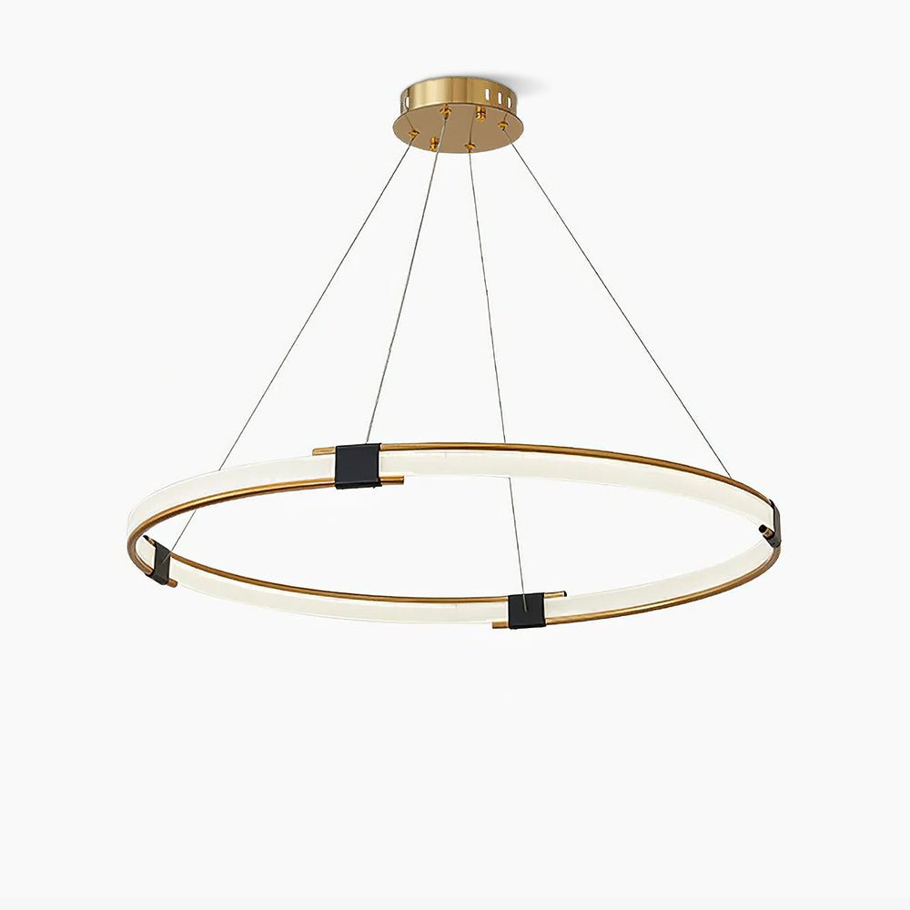 Gold Ring Chandelier - Vakkerlight