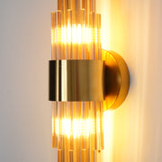 Gold Streamline Wall Lamp