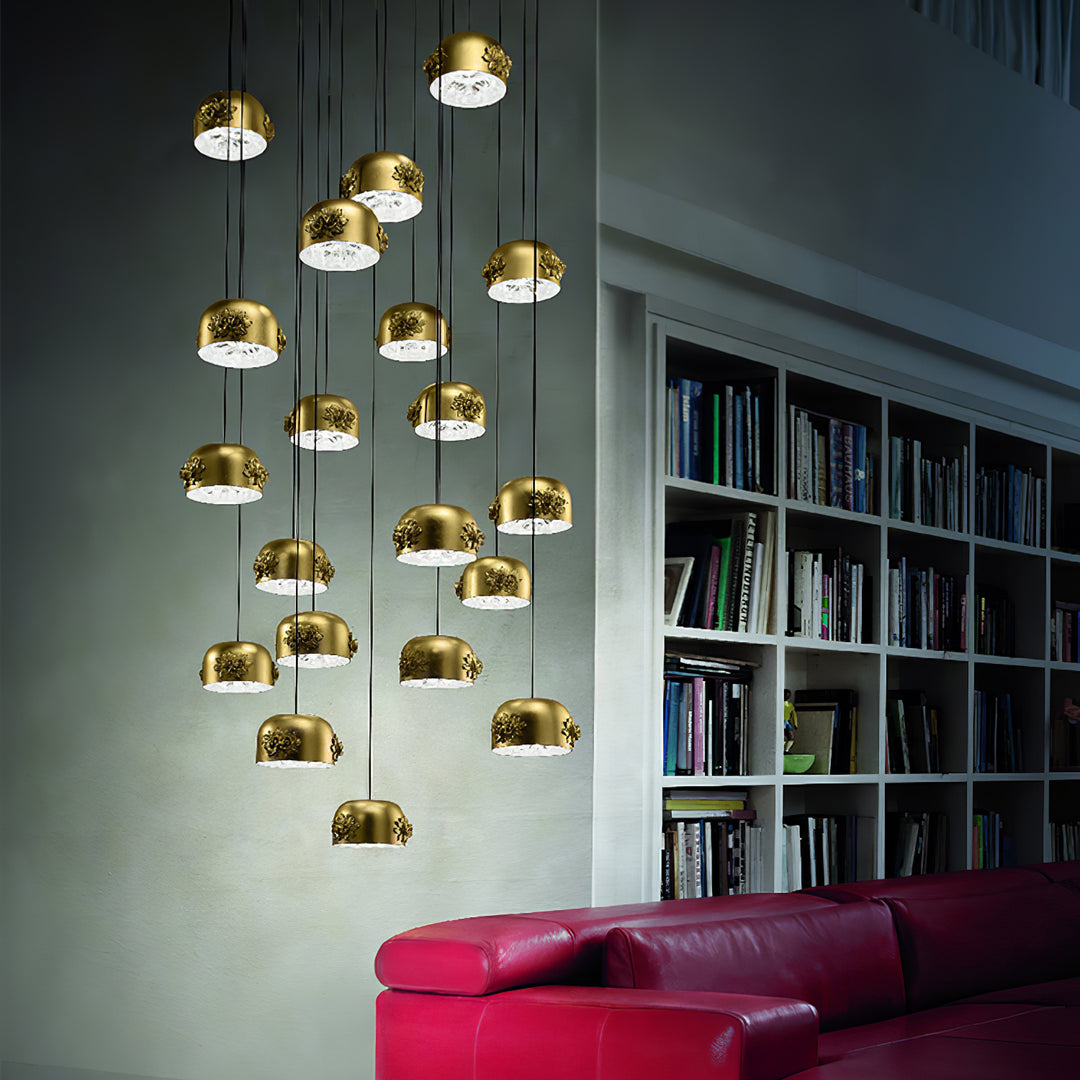 Gold Tuzzi Pendant Light - Vakkerlight