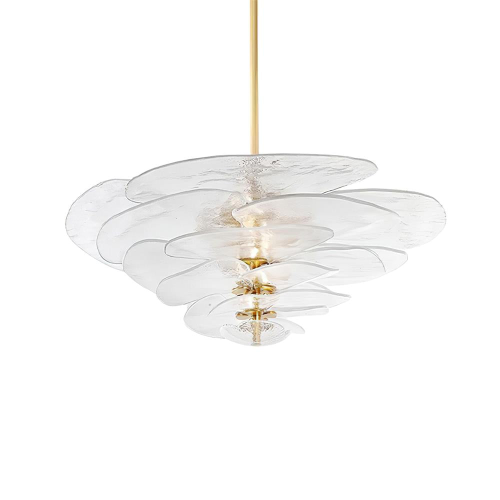 Golden Petals Murano Chandelier