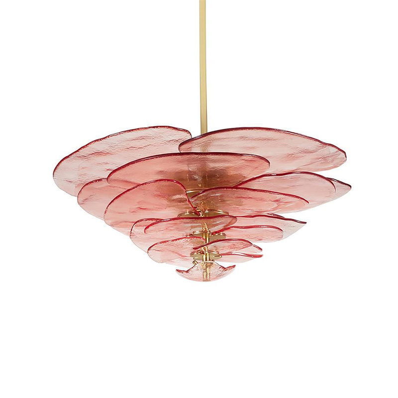 Golden Petals Murano Chandelier