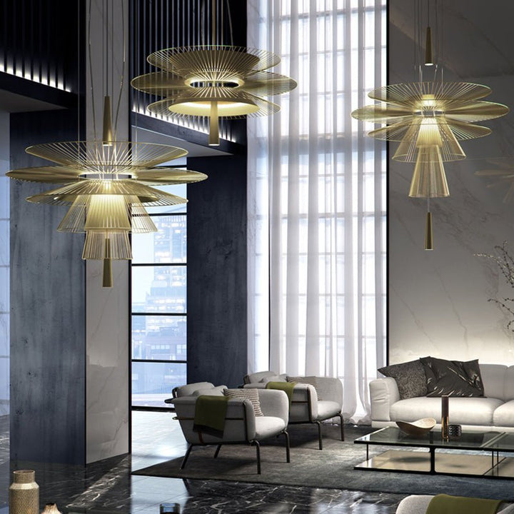 Golden Radiance Chandelier - Vakkerlight