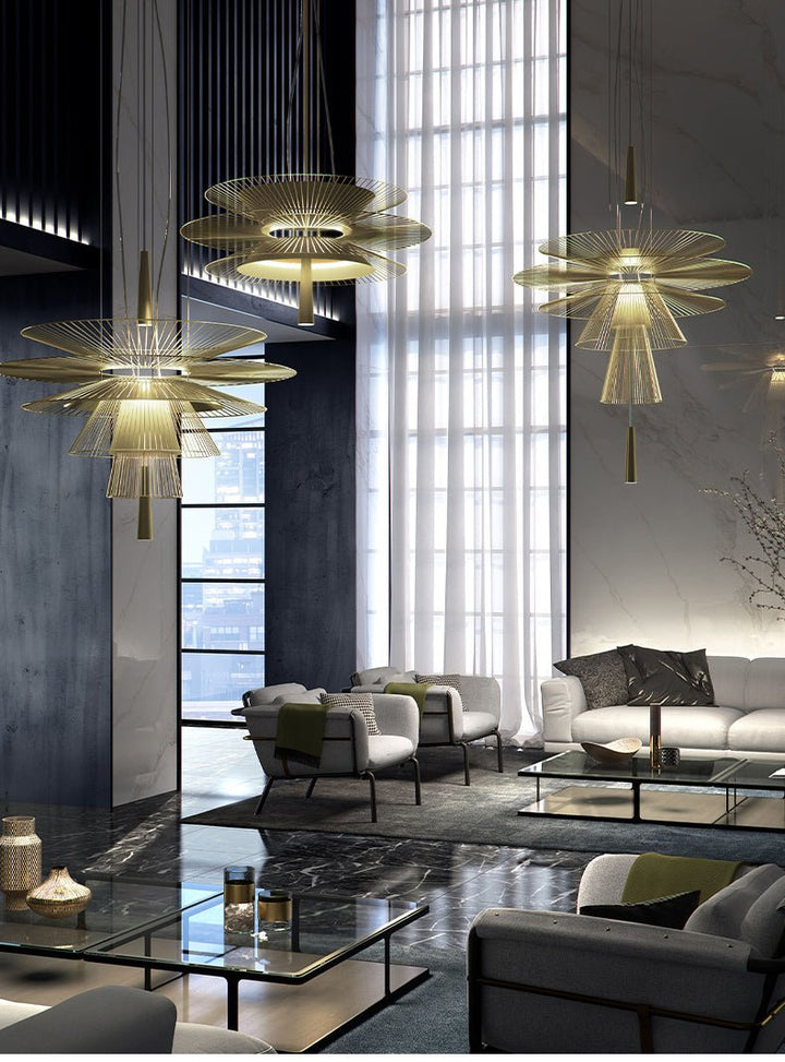 Golden Radiance Chandelier - Vakkerlight